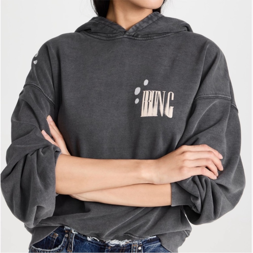 Anine Bing bleached Alec hoodie
